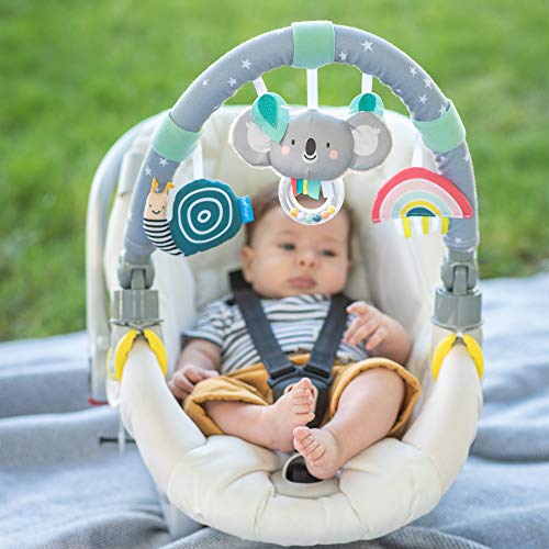 Taf Toys Koala Daydream Pram, Stroller and Car Seat Arch | Ideal for Infants & Toddlers, Activity Arch with Fascinating Toys, Stimulates Babyâs Senses and Motor Skills Development, for Easier Outdoors