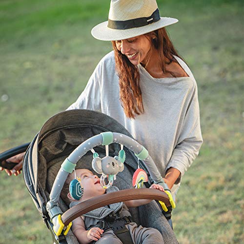 Taf Toys Koala Daydream Pram, Stroller and Car Seat Arch | Ideal for Infants & Toddlers, Activity Arch with Fascinating Toys, Stimulates Babyâs Senses and Motor Skills Development, for Easier Outdoors