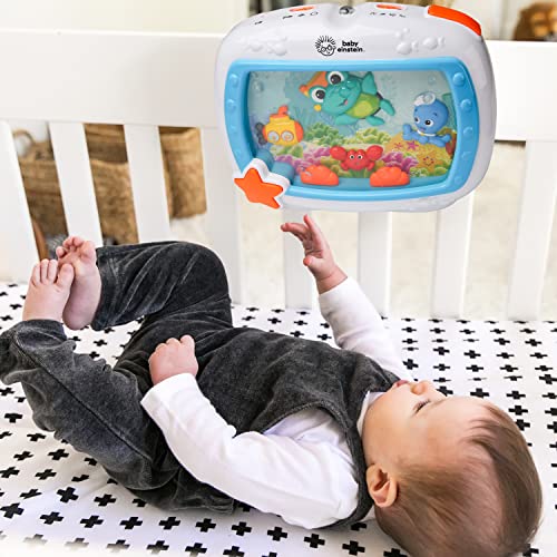 Baby Einstein Sea Dreams Soother Musical Crib Toy and Sound Machine, Newborns +