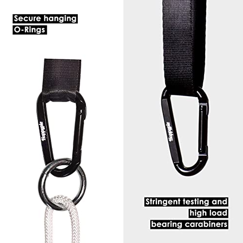 HAPPY PIE PLAY&ADVENTURE Secure Canvas Hanging Swing Seat Indoor Outdoor Hammock Toy for Toddler (Bright Green)