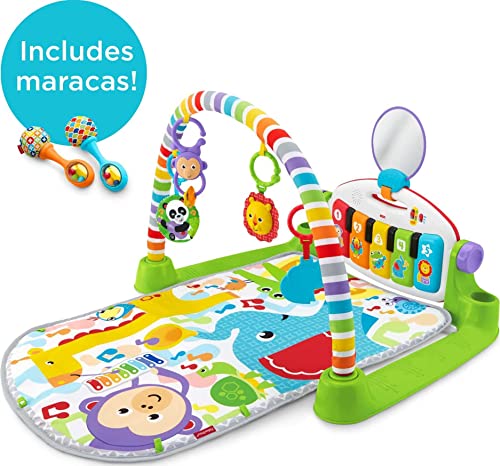 Fisher-Price Deluxe Kick & Play Piano Gym & Maracas