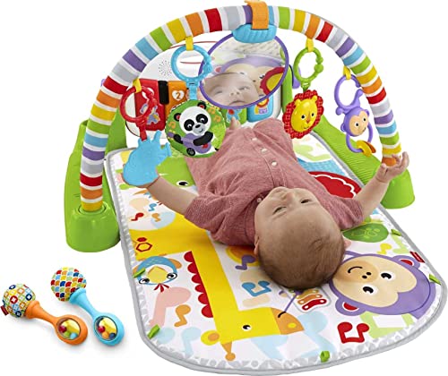 Fisher-Price Deluxe Kick & Play Piano Gym & Maracas