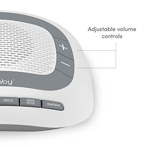 White Noise Machine for Babies | 6 Soothing Lullabies for Newborns, Sound Therapy for Travel, Relaxing, Kids, Newborns, Toddlers | Baby Songs, Adjustable Volume, Auto-off Timer | MyBaby SoundSpa