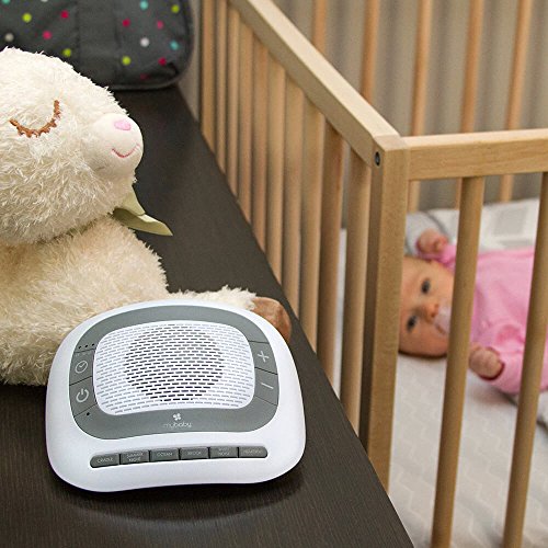 White Noise Machine for Babies | 6 Soothing Lullabies for Newborns, Sound Therapy for Travel, Relaxing, Kids, Newborns, Toddlers | Baby Songs, Adjustable Volume, Auto-off Timer | MyBaby SoundSpa