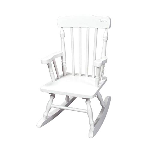Gift Mark Colonial Rocking Chair, White