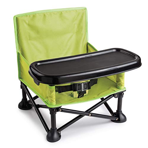 Summer Pop and Sit Portable Booster, Green/Grey