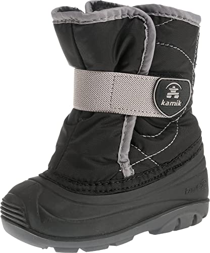 Kamik Baby SNOWBUG3 Snow Boot, Black, 7 Medium US Toddler
