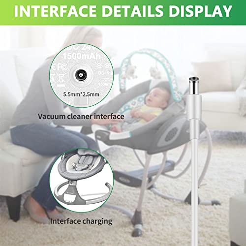 Power Cord for DuetSoothe Graco Simple Sway, Glider LX/Elite/Petite LX/Premier, DuoGlider, Sweetpeace, DuetSoothe, DuetConnect LX, Nova Baby Swing Replacement 5V Charger