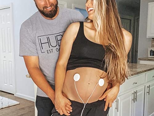 Baby-Bump Headphones  Plays and Shares Music, Sound and Voices to The Womb  Premium Baby Bump Speaker System  Including bebon Tunes APP (iOS and Android) (Blue)