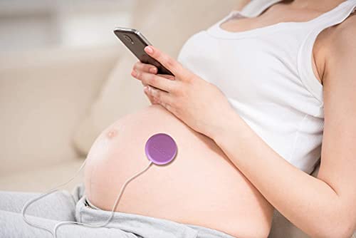 Baby-Bump Headphones  Plays and Shares Music, Sound and Voices to The Womb  Premium Baby Bump Speaker System  Including bebon Tunes APP (iOS and Android) (Blue)