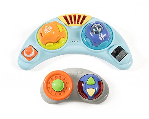 Storkcraft 3-in-1 Activity Walker and Rocker with Jumping Board and Feeding Tray, Interactive Walker with Toy Tray and Jumping Board for Toddlers and Infants- Blue