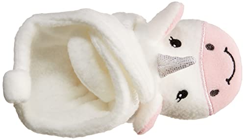 Hudson Baby Unisex Cozy Fleece Booties, Magical Unicorn, 0-6 Months US