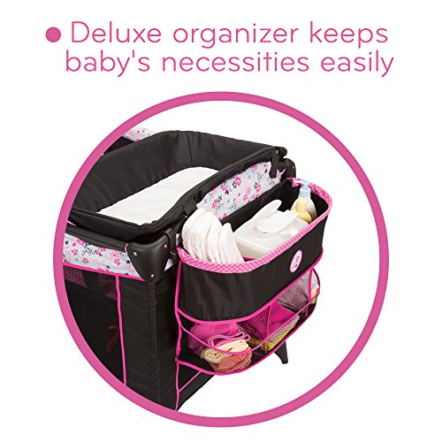 Disney Baby Minnie Mouse Sweet Wonder Play Yard with Carry Bag (Garden Delight)