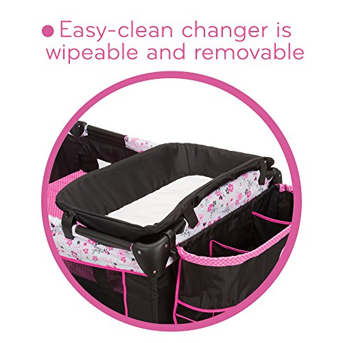 Disney Baby Minnie Mouse Sweet Wonder Play Yard with Carry Bag (Garden Delight)