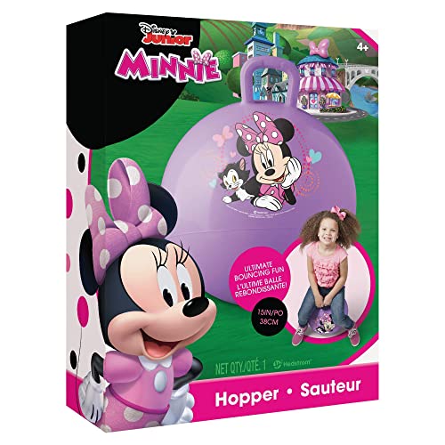 Hedstrom Minnie Mouse Happy Helpers Hopper Ball, Hop Ball for Kids, 15 Inch