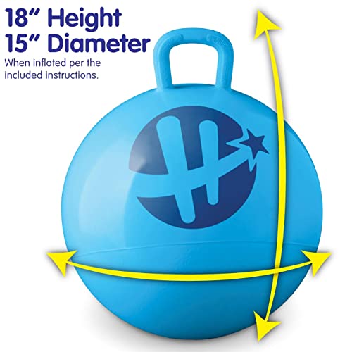 Hedstrom Minnie Mouse Happy Helpers Hopper Ball, Hop Ball for Kids, 15 Inch