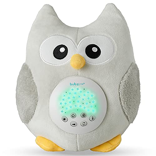 Baby Soother Toys Owl White Noise Sound Machine, Toddler Sleep Aid Night Light, Unique Baby Girl Gifts & Baby Boy Gifts, Woodland Baby Shower, Portable Baby Soother, New Baby Gift, Gender Neutral