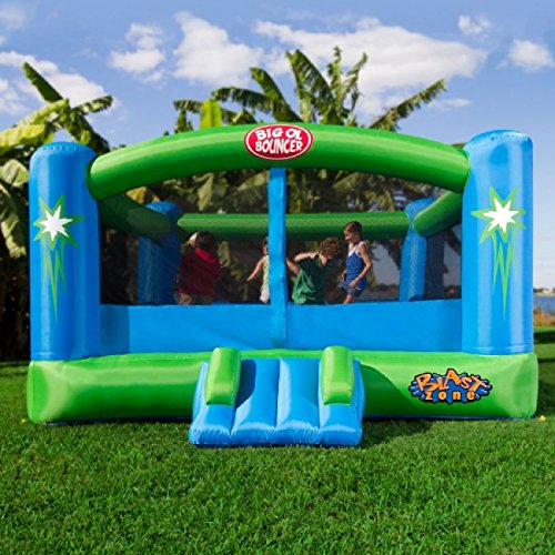 Blast Zone Big Ol Bouncer - Inflatable Bounce House with Blower - Huge - Premium Quality - Great For Events - Holds 6 Kids