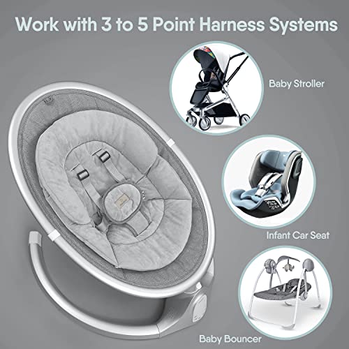 BabyBond Newborn Insert for Baby Swing, Infant Insert Cushion Compatible with Baby Swing/ Baby Rocker/ Baby Bouncer, Head and Body Support, Specially Designed for 0 to 3 Months Newborns