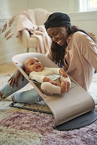 BABYBJÖRN Bouncer Balance Soft, Cotton/Jersey, Beige/Gray