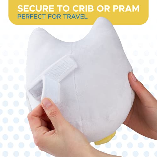 Baby Soother Toys Owl White Noise Sound Machine, Toddler Sleep Aid Night Light, Unique Baby Girl Gifts & Baby Boy Gifts, Woodland Baby Shower, Portable Baby Soother, New Baby Gift, Gender Neutral