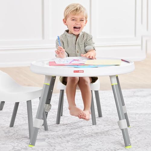 Skip Hop Baby Activity Center: Interactive Play Center with 3-Stage Grow-with-Me Functionality, 4mo+, Silver Lining Cloud