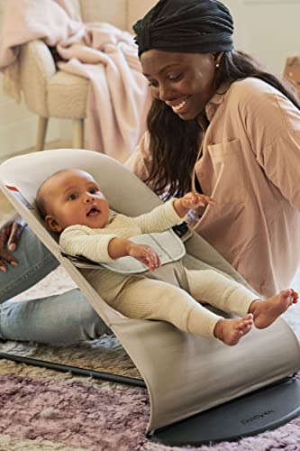 BABYBJÖRN Bouncer Balance Soft, Cotton/Jersey, Beige/Gray