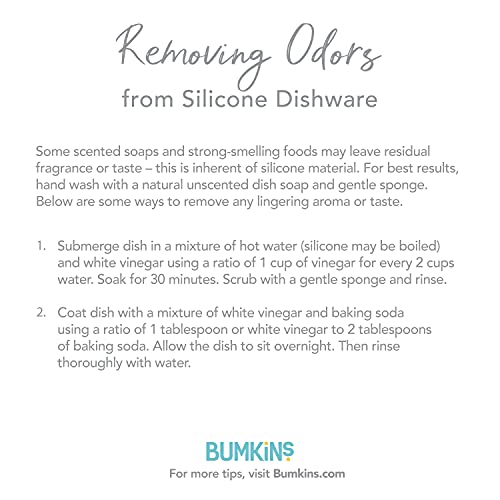 Bumkins Disney Minnie Mouse Suction Silicone Baby Feeding Set, Bowl, Lid, Spoon, BPA-Free, First Feeding, Baby Led Weaning