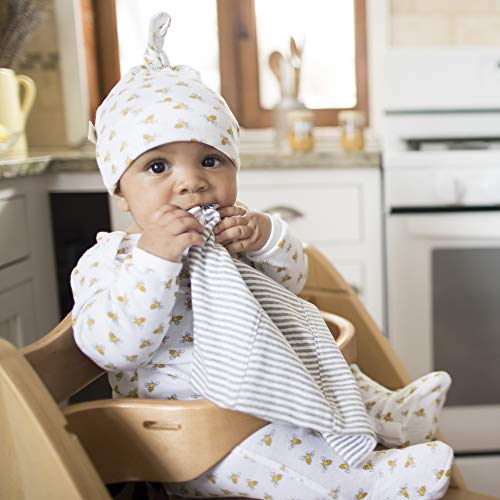 Burt's Bees Baby - Burp Cloths, 5-Pack Extra Absorbent 100% Organic Cotton Burp Cloths, Blossom Pink Prints