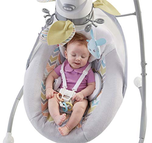 Fisher-Price Sweet Snugapuppy Dreams Cradle 'n Swing, White