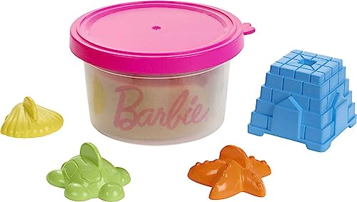 Barbie Chelsea Doll and Tiki Hut Playset with 6-inch Blonde Doll, Hut with Swing, Hammock, Moldable Sand, 4 Molds and 4 Storytelling Pieces, Gift for 3 to 7 Year Olds