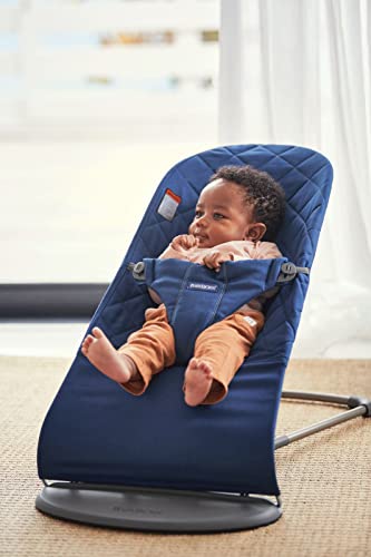 BabyBjörn Bouncer Bliss, Cotton, Midnight Blue