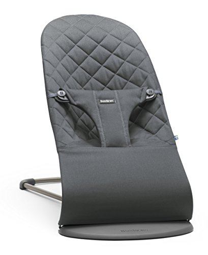BabyBjörn BabyBjorn Fabric Seat for Bouncer, Anthracite, Cotton, Anthracite