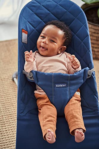 BabyBjörn Bouncer Bliss, Cotton, Midnight Blue