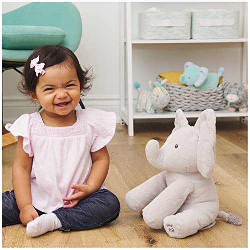 Baby GUND Animated Flappy the Elephant Stuffed Animal Plush, Gray, 12"