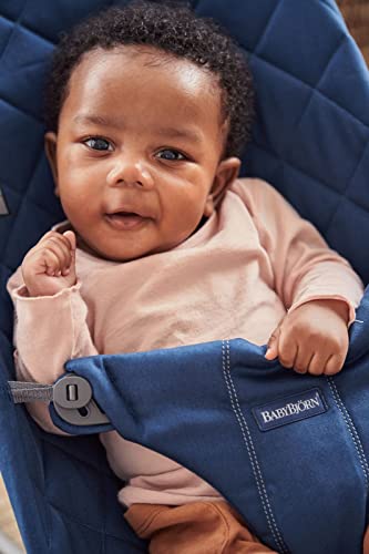 BabyBjörn Bouncer Bliss, Cotton, Midnight Blue