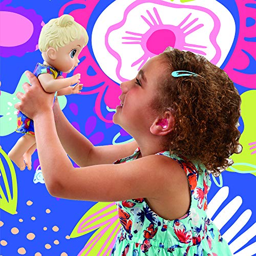 Baby Alive Baby Lil Sounds: Interactive Baby Doll for Girls & Boys Ages 3 & Up, Makes 10 Sound Effects, Including Giggles, Cries, Baby Doll with Pacifier