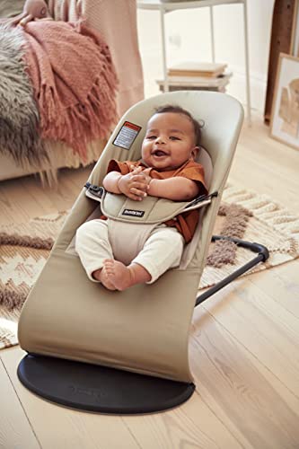 BABYBJORN Bouncer Balance Soft - Khaki/Beige, Cotton
