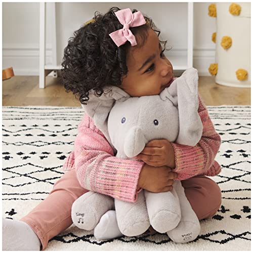 Baby GUND Animated Flappy the Elephant Stuffed Animal Plush, Gray, 12"