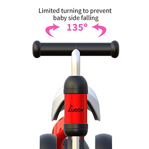 Baby Balance Bikes Bicycle for 1-2 Year Old Girl/Boy, Best Cycling Toy Red