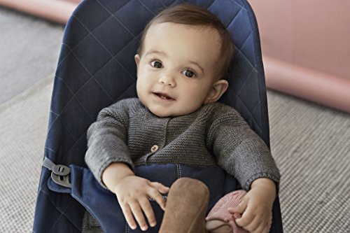 BabyBjörn Bouncer Bliss, Cotton, Midnight Blue