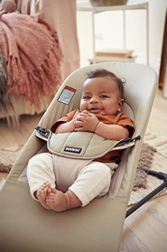 BABYBJORN Bouncer Balance Soft - Khaki/Beige, Cotton