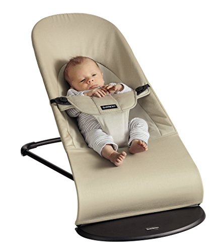 BABYBJORN Bouncer Balance Soft - Khaki/Beige, Cotton