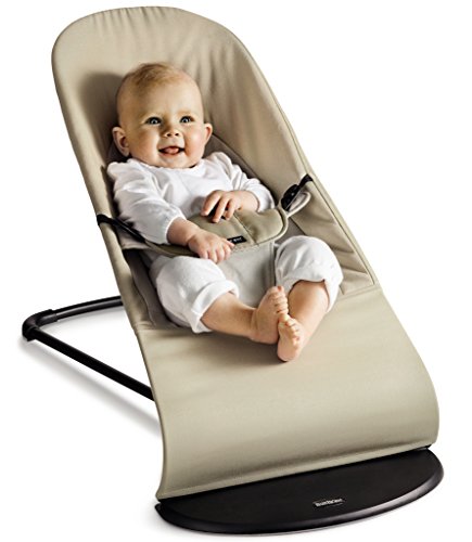 BABYBJORN Bouncer Balance Soft - Khaki/Beige, Cotton