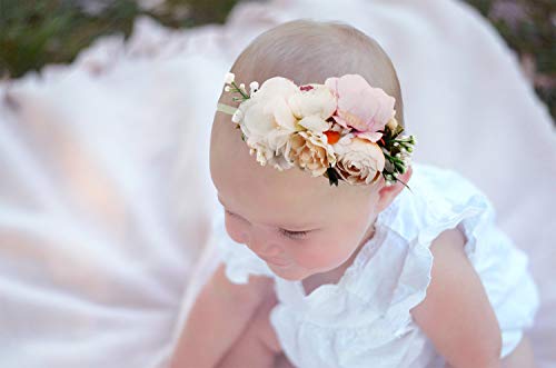 Baby Girl Floral Headbands Set - 3pcs Flower Crown Newborn Toddler Hair Accessories by mligril?1-6 years old?