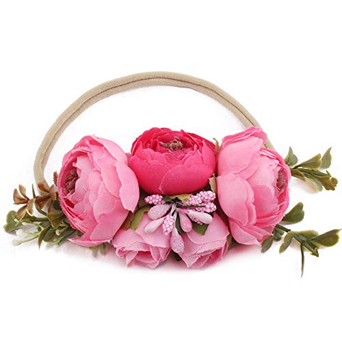 Baby Girl Floral Headbands Set - 3pcs Flower Crown Newborn Toddler Hair Accessories by mligril?1-6 years old?