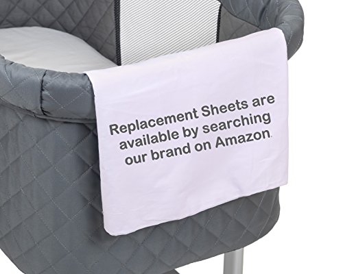 Baby Bassinet Cradle Includes Gentle Rocking Feature, Great for Newborns and Infants Safe Mattress Includes Wheels for Easy Movement High End Washable Fabric Lightweight