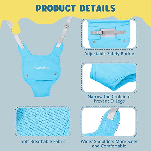 Baby Jumper with Stand, Baby Jumpers and Bouncers, Baby Exerciser Suitable for 6-24 Months, Easy to Assemble & Store Jumper for Baby (Blue)