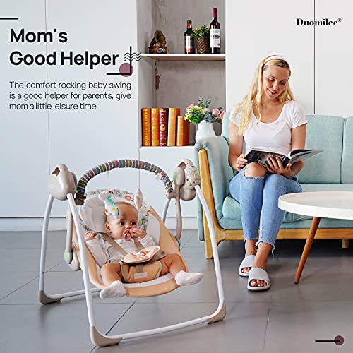 Baby Swing with Music and Vibration, 6-25 lb