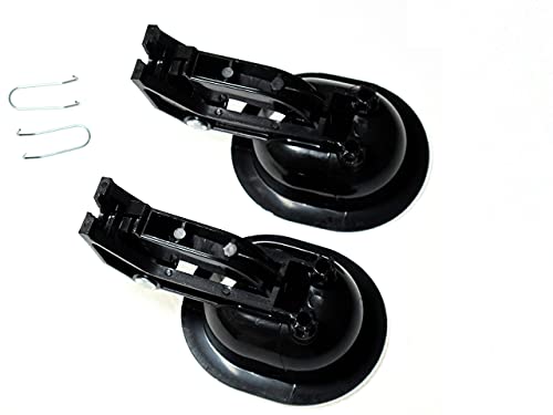 Kuanyu Sturdy Recliner Sofa/Chair Release Oval Black Plastic Pull Recliner Handle,Fits Ashley and Other Manufacturer Brands(3mm Barrel Cables) Chair Release Handle for Sofa,Couch or Recliner,2PCS